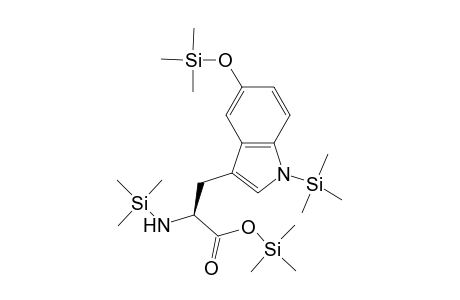 Tryptophan, 5-hydroxy-, tetrakis(trimethylsilyl) deriv.