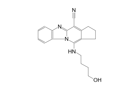 11-[(4-hydroxybutyl)amino]-2,3-dihydro-1H-cyclopenta[4,5]pyrido[1,2-a]benzimidazole-4-carbonitrile