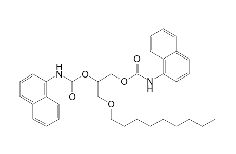 3-(nonyloxy)-1,2-propanediol, bis(1-naphthalenecarbamate)