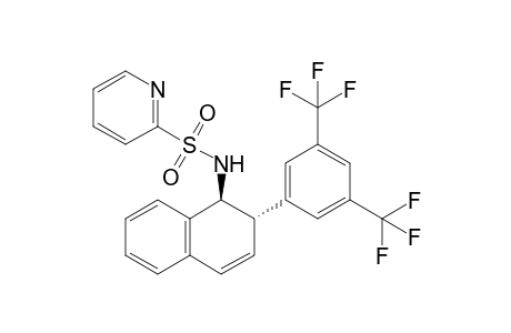 (1S*,2S*)-2-[3',5'-Bis(trifluoromethyl)phenyl]-N-[(2'-pyridyl)sulfonyl]-1,2-dihydronaphthalen-1-amine