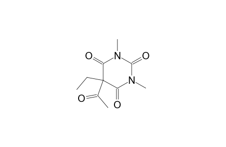 1,3-Dimethyl-5-ethyl-5-acetylbarbituric acid