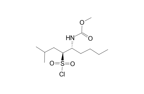 ((1R,2S)-1-Butyl-2-chlorosulfonyl-4-methyl-pentyl)-carbamic acid methyl ester