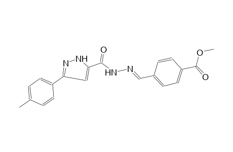 1H-pyrazole-5-carboxylic acid, 3-(4-methylphenyl)-, 2-[(E)-[4-(methoxycarbonyl)phenyl]methylidene]hydrazide