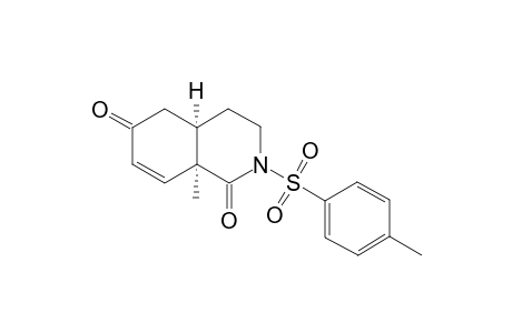 8a-Methyl-2-(p-toluenesulfonyl)-cis-1,2,3,4,4a,5,6,8a-octahydro-1,6-dioxoisoquiniline
