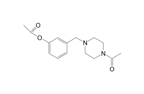 3-((4-acetylpiperazin-1-yl)methyl)phenyl acetate