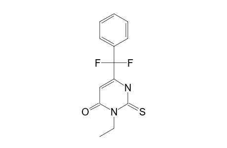 6-(DIFLUOROMETHYLPHENYL)-3-ETHYL-2-TIOXO-2,3-DIHYDROPYRIMIDIN-4-ONE