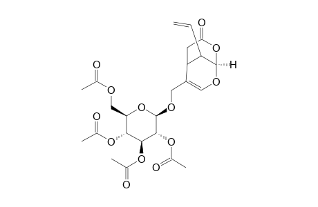 2,8-Dioxabicyclo[3.3.1]non-6-en-3-one, 9-ethenyl-6-[[(2,3,4,6-tetra-O-acetyl-.beta.-D-glucopyranosyl)oxy]methyl]-, (1R-syn)-