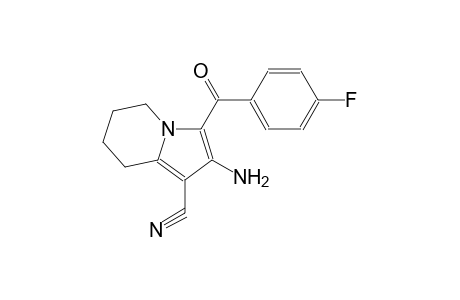 1-indolizinecarbonitrile, 2-amino-3-(4-fluorobenzoyl)-5,6,7,8-tetrahydro-