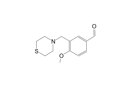 Benzaldehyde, 4-methoxy-3-(4-thiomorpholylmethyl)-