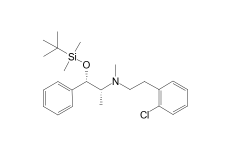 (1S, 2R)-1-((tert-butyldimethylsilyl)oxy)-N-(2-chlorophenethyl)-N-methyl-1-phenylpropan-2-amine