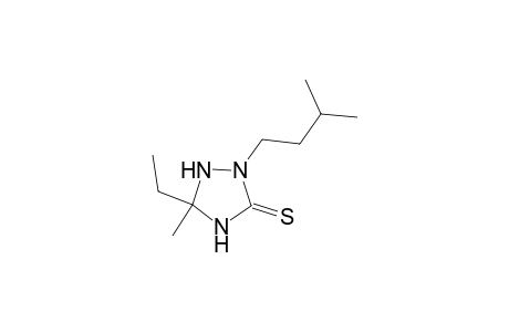 5-Ethyl-2-isopentyl-5-methyl-1,2,4-triazolidine-3-thione