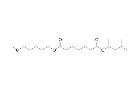 Pimelic acid, 5-methoxy-3-methylpentyl 4-methylpent-2-yl ester