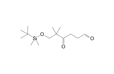 6-(tert-butyldimethylsilyloxy)-5,5-dimethyl-4-oxohexanal