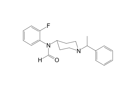 N-2-Fluorophenyl-N-[1-(1-phenylethyl)piperidin-4-yl]formamide