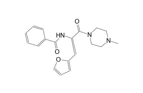 N-{(Z)-2-(2-furyl)-1-[(4-methyl-1-piperazinyl)carbonyl]ethenyl}benzamide