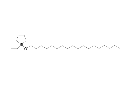 1-Ethyl-1-(octadecyloxy)silolane