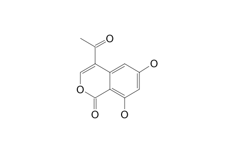 AGI-7;6,8-DIHYDROXY-4-ACETYLISOCOUMARIN