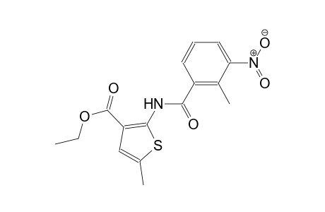 ethyl 5-methyl-2-[(2-methyl-3-nitrobenzoyl)amino]-3-thiophenecarboxylate