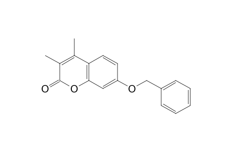 2H-1-Benzopyran-2-one, 3,4-dimethyl-7-(phenylmethoxy)-