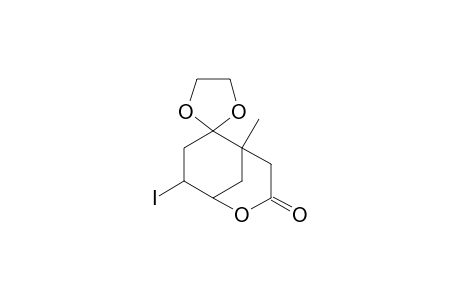 4'-Iodo-1'-methyl-7'H-spiro[1,3-dioxolane-2,2'-[6]oxa-bicyclo[3.3.1]nonan]-7'-one