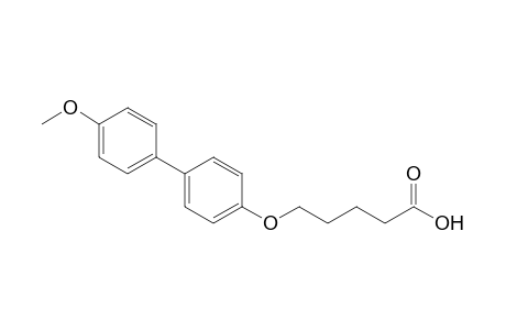 Pentanoic acid, 5-[(4'-methoxy[1,1'-biphenyl]-4-yl)oxy]-
