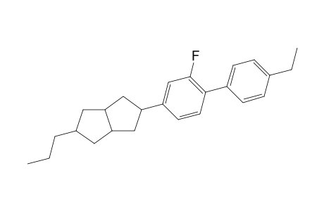 2-[4-(4-ethylphenyl)-3-fluoro-phenyl]-5-propyl-1,2,3,3a,4,5,6,6a-octahydropentalene