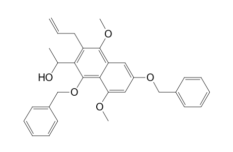 2-Naphthalenemethanol, 4,8-dimethoxy-.alpha.-methyl-1,6-bis(phenylmethoxy)-3-(2-propenyl)-, (.+-.)-