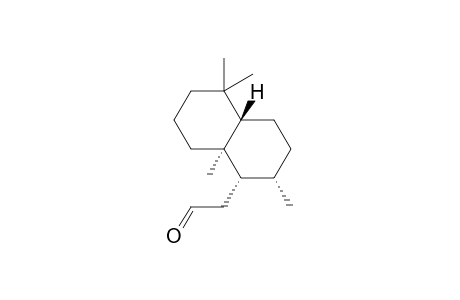2-[(1S,2S,4aS,8aR)-2,5,5,8a-tetramethyl-1,2,3,4,4a,6,7,8-octahydronaphthalen-1-yl]acetaldehyde