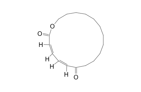 (2Z,4Z)-6-OXOHEPTADECA-2,4-DIEN-17-OLIDE