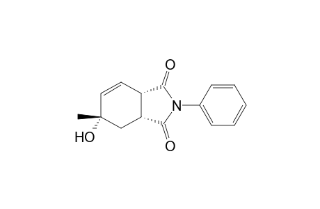 (3aR*,5S*,7aS*)-3a,4,5,7a-tetrahydro-5-hydroxy-5-methyl-2-phenyl-1H-isoindole-1,3(2H)-dione