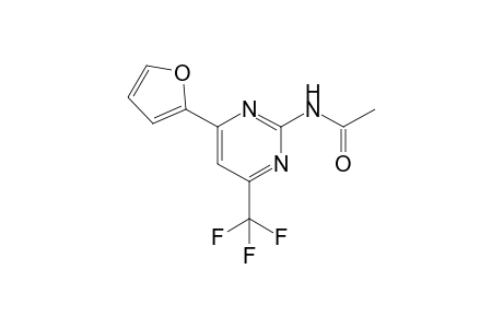 4-Trifluoromethyl-6-(2-furyl)-2-acetylaminopyrimidine