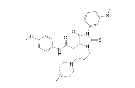 4-imidazolidineacetamide, N-(4-methoxyphenyl)-3-[3-(4-methyl-1-piperazinyl)propyl]-1-[3-(methylthio)phenyl]-5-oxo-2-thioxo-