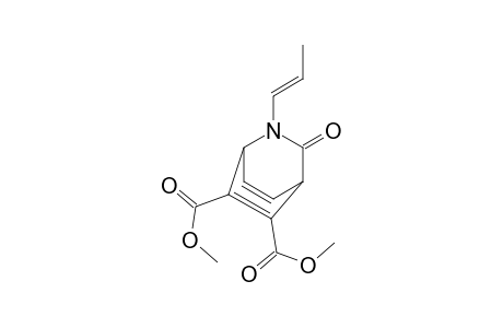 2-keto-3-[(E)-prop-1-enyl]-3-azabicyclo[2.2.2]octa-5,7-diene-5,6-dicarboxylic acid dimethyl ester