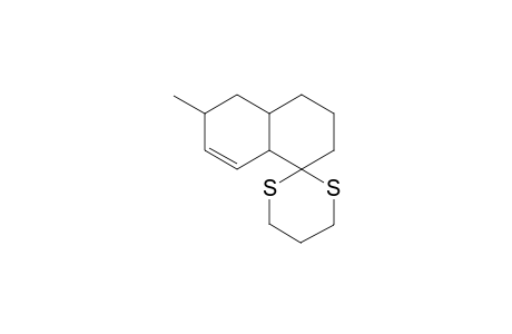 6-Methyl-1,2,3,4,4a,5,6,8a-octahydronaphthalene-1-spiro-2'-(1',3'-dithiane)