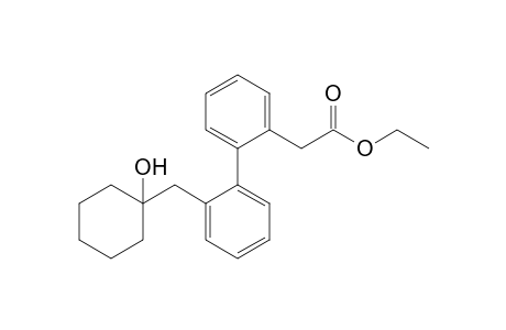2-Ethoxycarbonylmethyl-2'-(1-hydroxycyclohexylmethyl)biphenyl