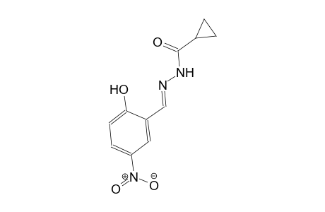 N'-[(E)-(2-hydroxy-5-nitrophenyl)methylidene]cyclopropanecarbohydrazide