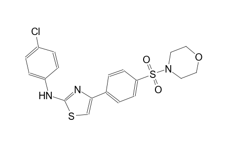 2-thiazolamine, N-(4-chlorophenyl)-4-[4-(4-morpholinylsulfonyl)phenyl]-