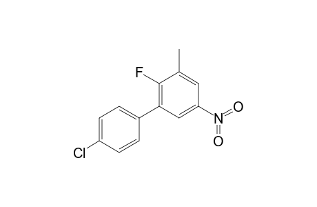 1-(4-Chlorophenyl)-2-fluoranyl-3-methyl-5-nitro-benzene
