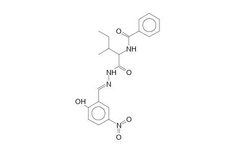 N-(1-([(2Z)-2-(2-Hydroxy-5-nitrobenzylidene)hydrazino]carbonyl)-2-methylbutyl)benzamide