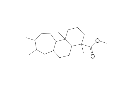 1H-Cyclohepta[a]naphthalene-4-carboxylic acid, tetradecahydro-4,8,9,11b-tetramethyl-, methyl ester