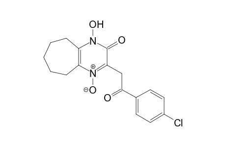 3-[2-(4-chlorophenyl)-2-oxoethyl]-1-hydroxy-1,5,6,7,8,9-hexahydro-2H-cyclohepta[b]pyrazin-2-one 4-oxide