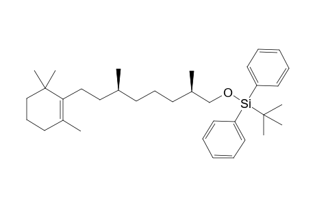 (3S,7R)-1-(8-(t-Butyldiphenylsilyloxy)-3,7-dimethyloctyl)-2,6,6-trimethyl-1-cyclohexene