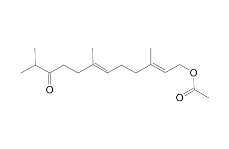 (2E,6E)-3,7,11-Trimethyl-10-oxododecadienyl acetate