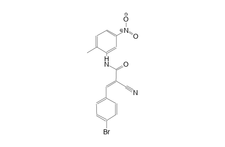 (2E)-3-(4-bromophenyl)-2-cyano-N-(2-methyl-5-nitrophenyl)-2-propenamide