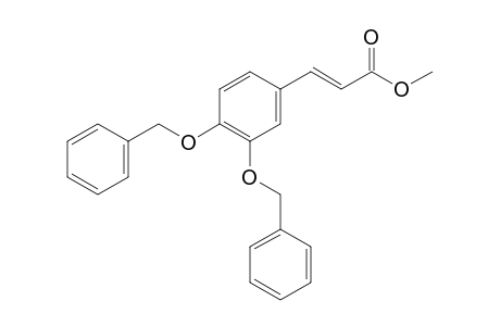 2-Propenoic acid, 3-[3,4-bis(phenyl-methoxy)phenyl]-, methyl ester