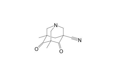 5,7-Dimethyl-4,6-dioxo-1-azaadamantane-3-carbonitrile