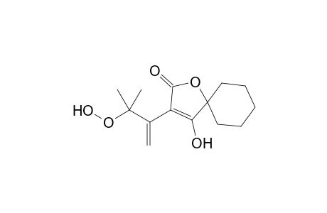 3-(3'-Hydroperoxy-3'-methylbut-1'-en-2'-yl)-4-hydroxy-1-oxaspiro[4.5]dec-3-en-2-one