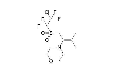 4-[1-(2-Chloro-1,1,2,2-tetrafluoroethanesulfonyl-methyl)-2-methyl-propenyl]-morpholine