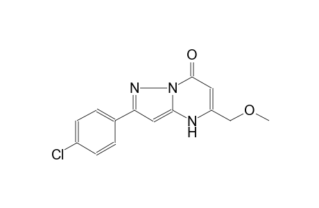pyrazolo[1,5-a]pyrimidin-7(4H)-one, 2-(4-chlorophenyl)-5-(methoxymethyl)-
