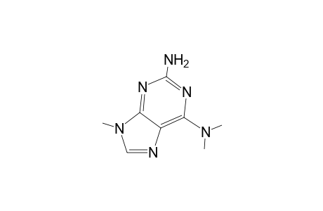 (2-amino-9-methyl-purin-6-yl)-dimethyl-amine